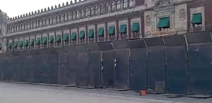 blindan-palacio-nacional-con-vallas-por-marcha-de-la-generacion-z-y-protesta-de-la-cnte Blindan Palacio Nacional con vallas por marcha de la Generación Z y protesta de la CNTE