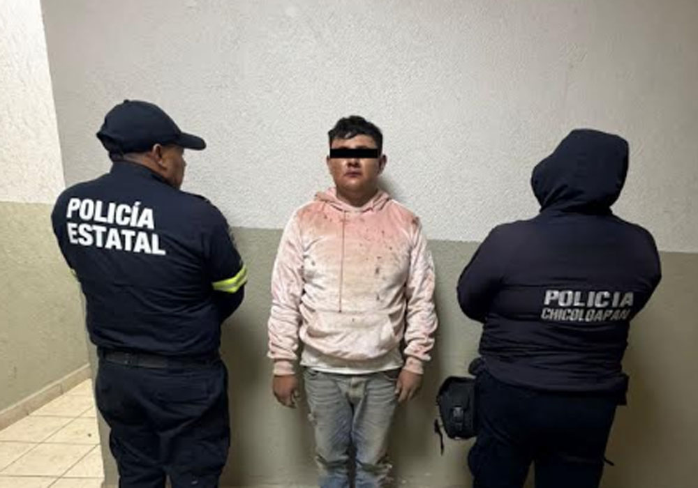 Cae presunto responsable de robo violento a transportista en Edomex