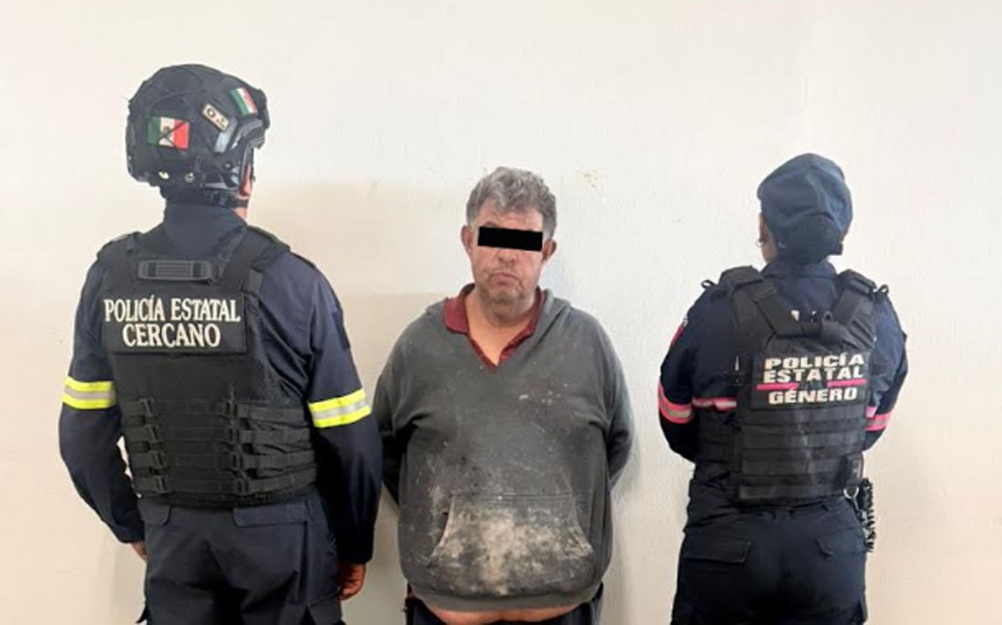 Detienen a presunto agresor por violencia familiar en Edomex