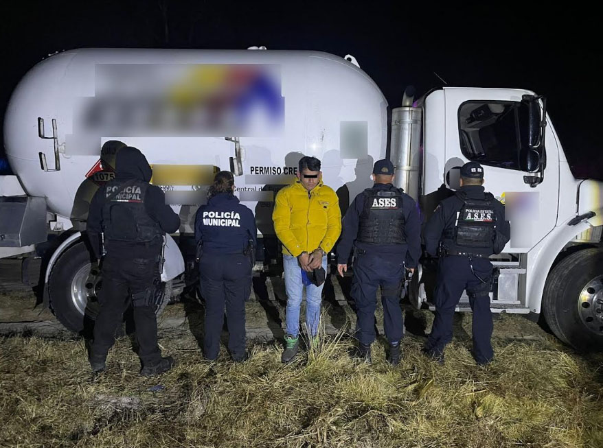 Detienen a sujeto por huachicol de hidrocarburo en Edomex