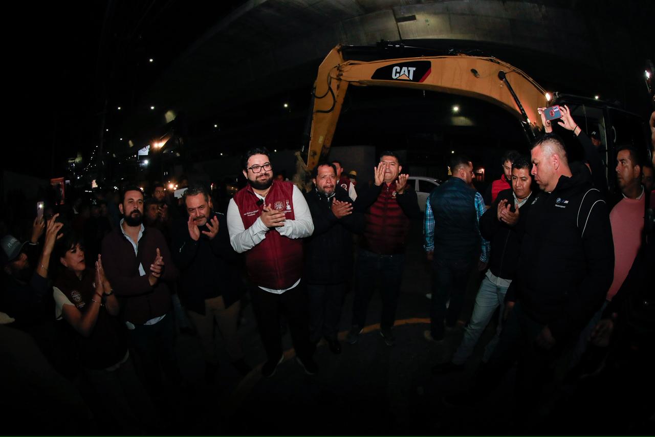 Gobierno de Naucalpan inicia rehabilitación del Periférico Norte