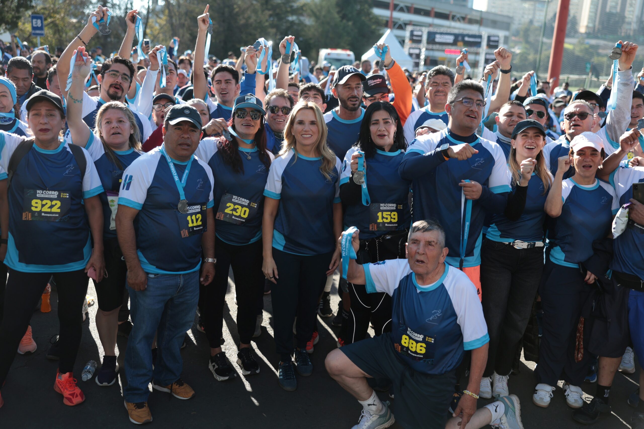 Huixquilucan realiza carrera deportiva para celebrar la vida y fomentar la salud