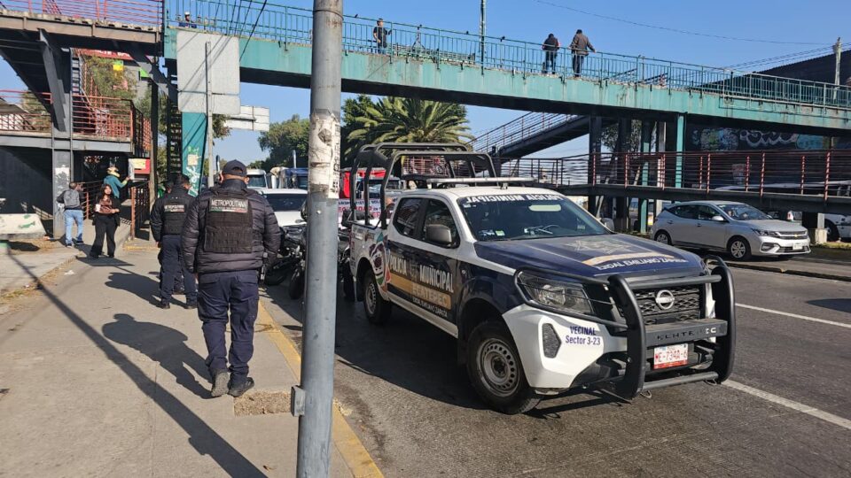 Implementa Policía de Ecatepec operativo de proximidad social por bloqueos