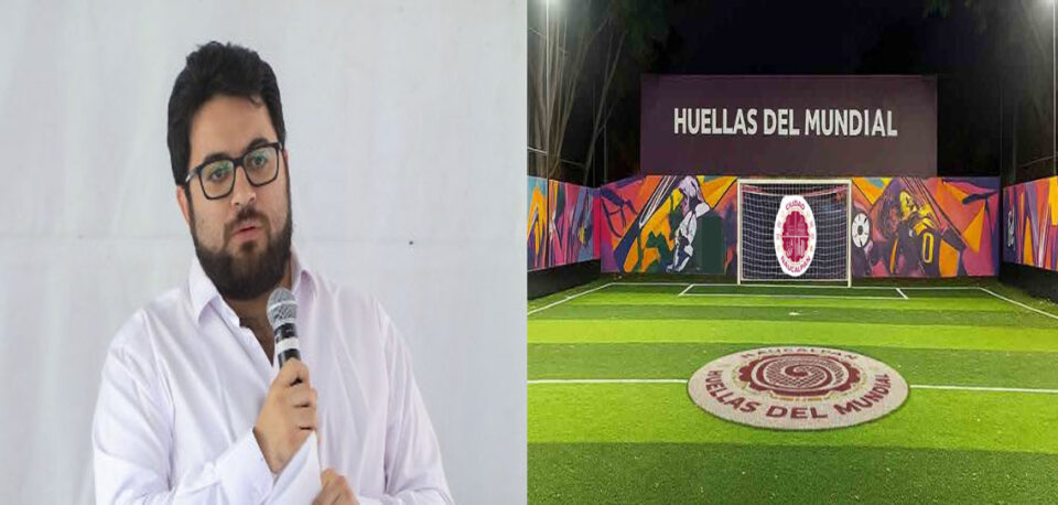 Isaac Montoya ordena rehabilitar polvorines futboleros con pasto sintético y luminarias
