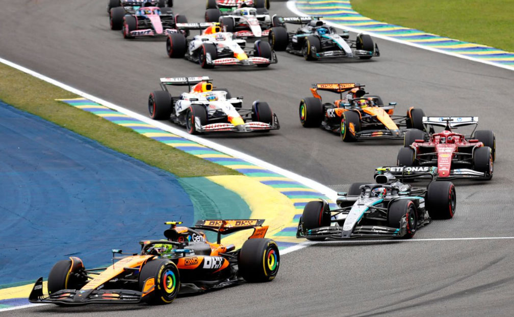 Lando Norris gana el GP de Brasil y refuerza su liderato