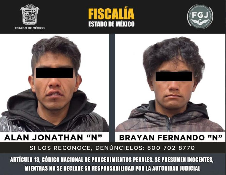 Procesan a dos hombres por robo de vehículo en La Paz, Edomex