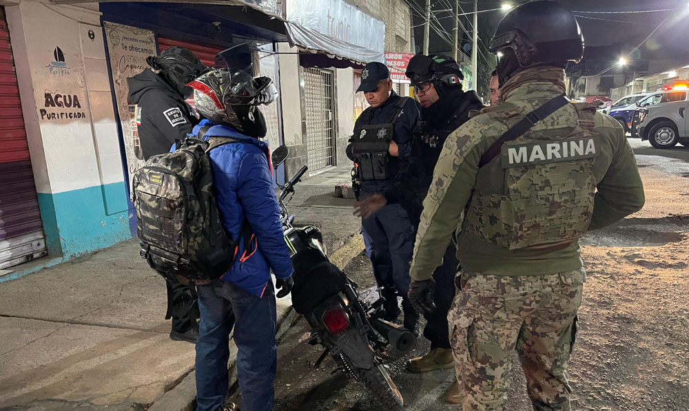Refuerzan seguridad en Ecatepec con operativo contra robo de motos