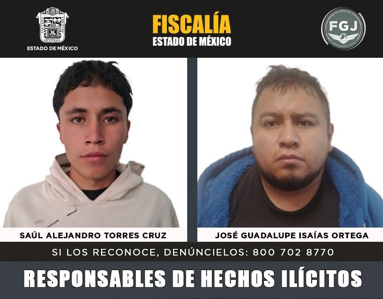 Sentencian a 17 años de prisión a dos hombres por robo de vehículo en Edomex