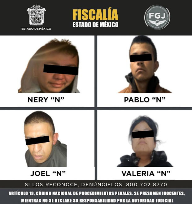Vinculan a proceso a cuatro sospechosos de secuestro en Jilotepec