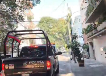 Balacera en la colonia Cuauhtémoc durante operativo contra la extorsión