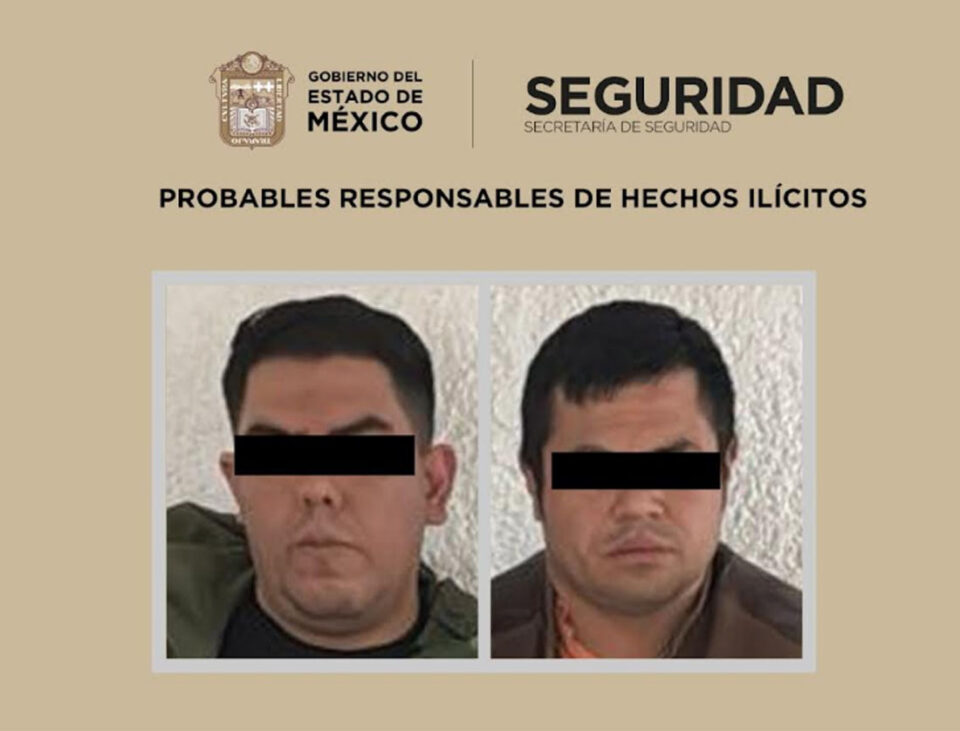 Capturan a dos presuntos narcomenudistas en Nezahualcóyotl