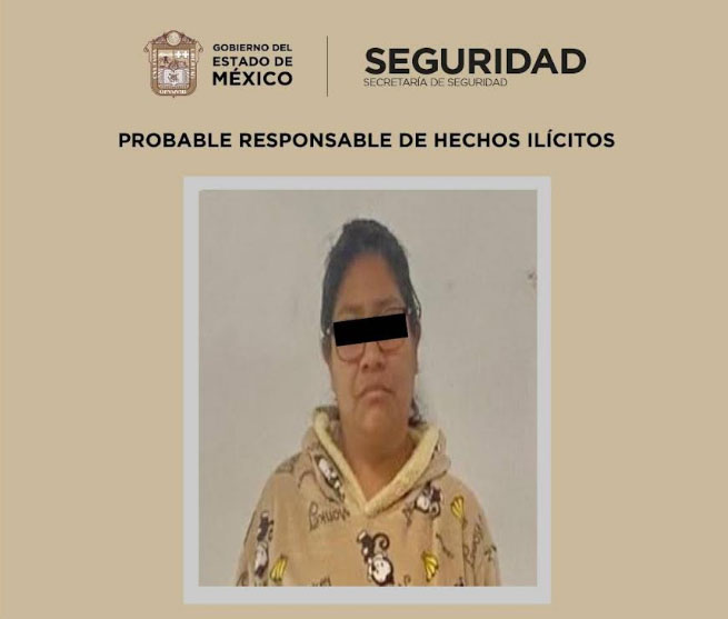Detienen a mujer por violencia familiar en Edomex