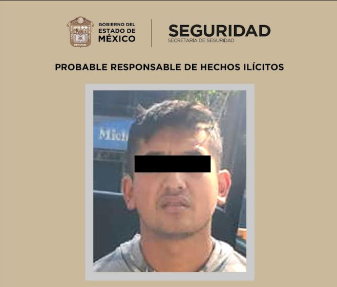 Detienen a sospecho de violencia de género en Edomex