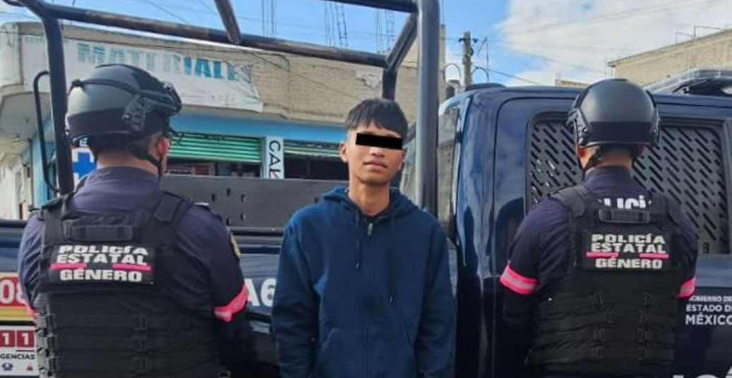 Detienen a sospechoso de lesiones en Edomex