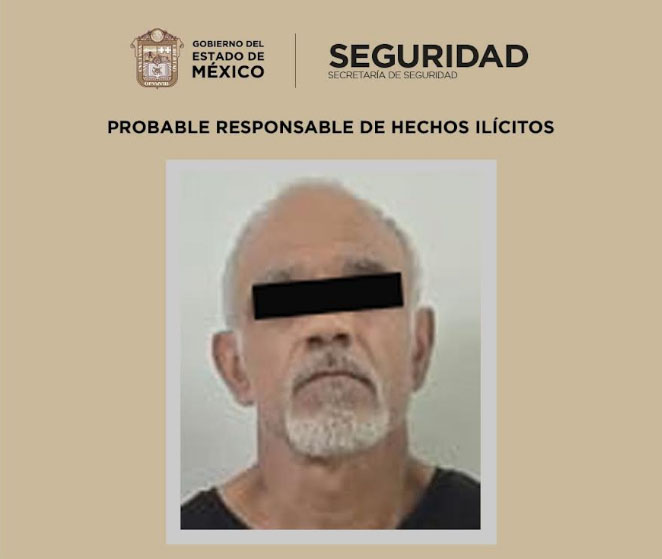 Detienen a sospechoso de robo con violencia y lesiones en el Edomex