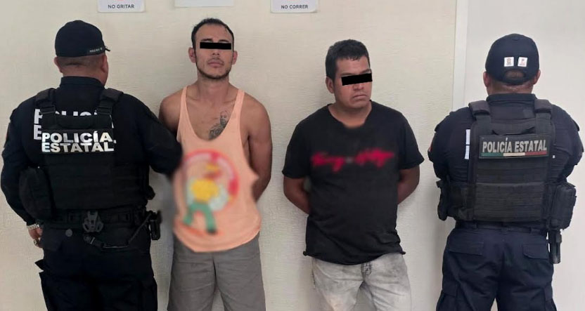 Detienen en Chalco a sujetos vinculados con diversos delitos