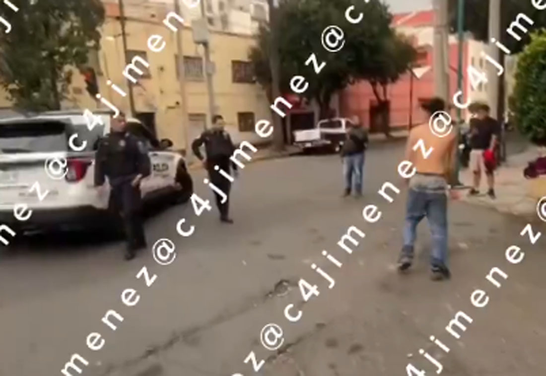 menor-confronta-a-policias-en-la-colonia-doctores Menor confronta a policías en la colonia Doctores