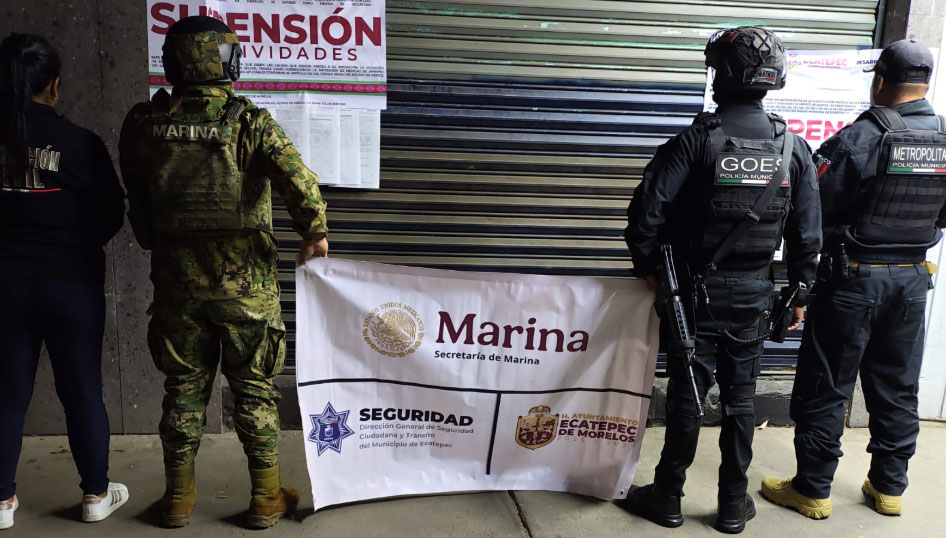 operativo-ecatepec Autoridades suspenden puntos de venta irregular de alcohol en Jardines de Morelos