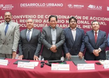 REALIZAN CONVENIO PARA REGULARIZAR   SUELO Y  TENENCIA DE LA TIERRA EN EDOMEX
