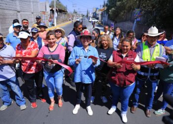 Renuevan vialidades en Ecatepec