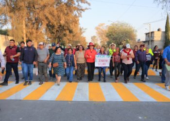 Repavimentan y convierten en Sendero Seguro avenida de 2.5 kms, con inversión de 40 MDP en beneficio de 57 mil personas